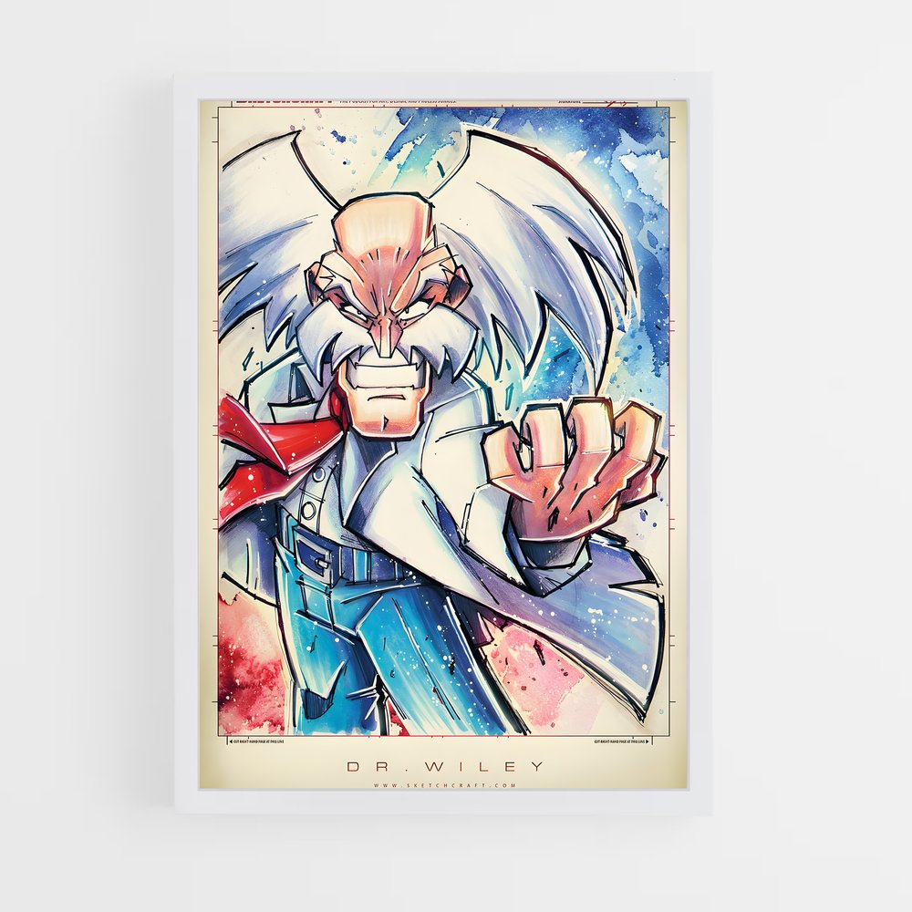Poster L'Invincible Guerrier – affiche Mega man (vue 3)